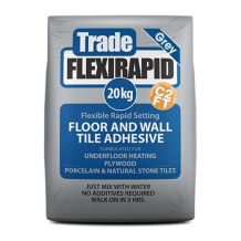 Tilemaster Trade FlexiRapid C2FT Adhesive Grey 20kg